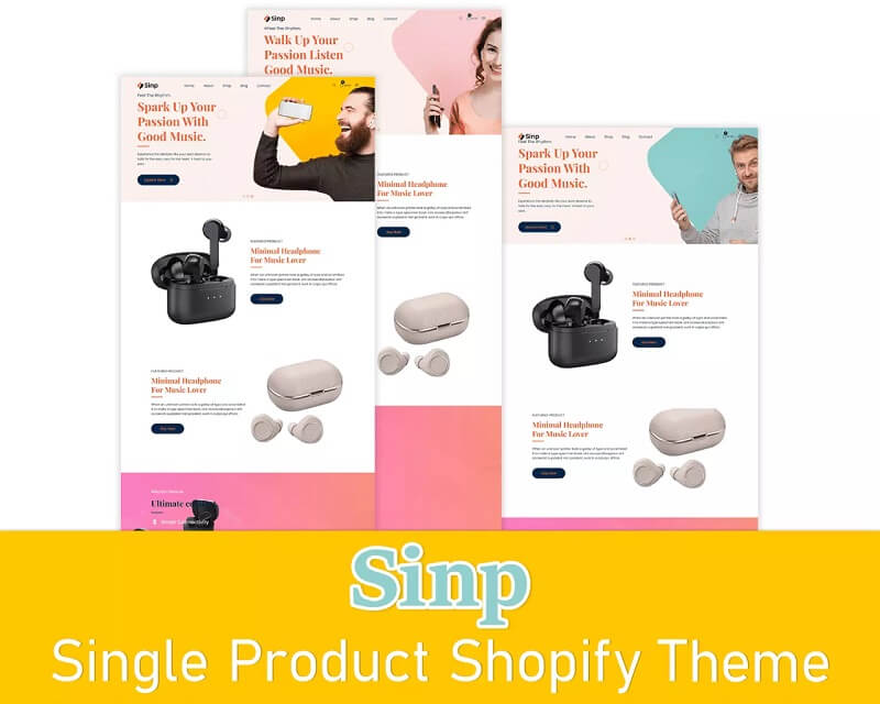Sinp: Responsive Shopify Themes